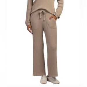 Splendid Beige Wide Leg Crop PANTS ONLY (no top) Worn once then washed. LIKE NEW